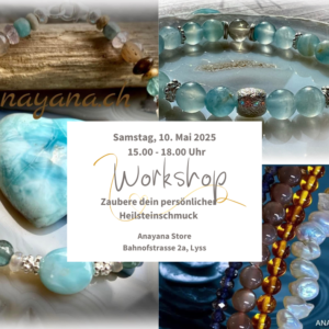 *Workshop, - Zaubere dir dein persönlicher Heilsteinschmuck* Samstag, 22. November, 16.00 Uhr