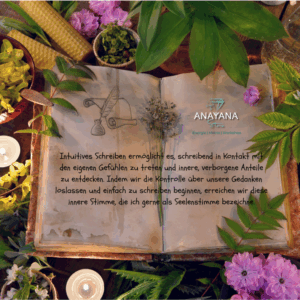 *Intuitives Schreiben - Online Workshop* Start Mittwoch 3. September 19.00 Uhr *